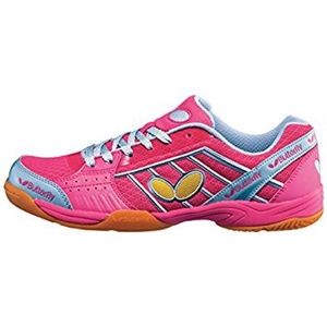 Pink Butterfly Table Tennis Shoes